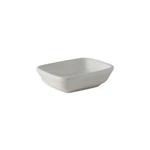 Tuxton China Inc Duratux 4 Oz. White Ceramic Rectangular Sauce Dish - 2 Doz. Fixed Price $162.32.
