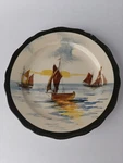 Antique Royal Doulton D2872 Ships Bowl 19CM (7.5'') Diameter England. Fixed Price $45.00.