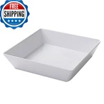 American Metalcraft MELSQ10 Melamine Square Shallow Bowl 64 Oz. Fixed Price $53.75.