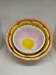 New 2018 Avon Nesting 3 Piece Savannah Bloom Set Lbs 6,5,4 Inches. Fixed Price $9.80.