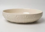 Signature Housewares Sorrento Ivory White Stoneware 12.25" Pasta Serving Bowl. Fixed Price $25.00.