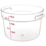 Cambro RFSCW12135 Round Storage Container Clear 12QT. Fixed Price $22.03.
