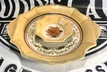 2 Pc Amscan Ceramic Chip & Dip Thanksgiving 14'' 5.5'' Bowl Leaf Design- Nice. Fixed Price $45.00.