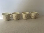 Lot 4 Pfaltzgraff Heritage Floral Stoneware Coffee Mugs Vintage 1980S 1990S. Fixed Price $29.95.