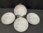 Sango "rosanne" Pattern #6176 Set Of 4 Dessert Bowls 5 1/2". Fixed Price $19.99.