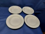 Vintage 1981 Delco China SET/4 Wide Rimmed Soup/salad Bowls Basket Weave Border. Fixed Price $14.99.