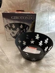 Alessi Girotondo King Kong Fruit Bowl Italy Open-work Edge Matte Black Nob. Fixed Price $45.00.