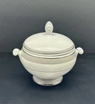 Mikasa L3428 (platinum Crown) 3/4" Sugar Bowl With Lid Exc Nwot. Fixed Price $9.00.