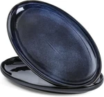 Serving Platter Ceramic Tray Plates Extra Large Oval 14.5 Inch Porcelain Dinner. Fixed Price $50.96.