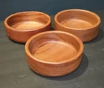 Gailstyn Sutton Teak Bowl Wood Thailand Set Of 3 - 6" Diam.. Fixed Price $21.00.