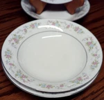4PC Sango Cannes 8" Majestic #8078 Soup-cereal Bowls Vintage Bone Fine China I32. Fixed Price $39.99.