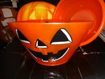 4 Set New Halloween Party Plastic Bowls 13X8 & 11X7 (7) 12X10 Platters Cups. Fixed Price $14.25.