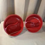 Set 2 Obol The Original Crispy Bowl Never Soggy Cereal Chip Dip Gently Used. Fixed Price $12.00.