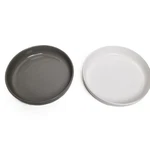 Project 62 Stoneware Dinner Bowls Set Of Gray White Food Photography Modern. Fixed Price $24.97.