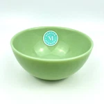 Martha Stewart Jadeite Glass Bowl Gibson 6" Mixing Soup Cereal With Labels. Fixed Price $23.54.