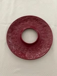 Longaberger Pottery Natures Garland Wreath Embossed Bowl #3163340 Paprika Nib. Fixed Price $25.00.