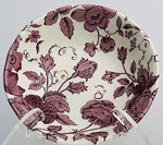 Spode Kingsley Bowl 7 English Heritage Plum Floral Purple Earthenware,made. Fixed Price $26.99.