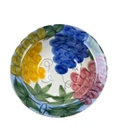 Global Amici Hand Painted Grape Ceramic Bowl 15" Made Italy Tuscan Serving. Fixed Price $35.20.