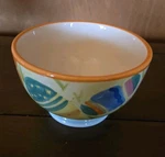 Certified International Hand Painted Easter Dish Snack Bowl 5" Cereal Euc. Fixed Price $10.00.