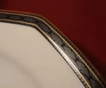 Mikasa Retro Christopher Stuart Dress" Gold Octagon Salad Plates+. Fixed Price $74.89.