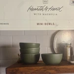 Stoneware Mini Dessert/snack Bowls - Set Of 4 Hearth Magnolia 355. Fixed Price $29.99.
