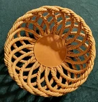 Tabletops Gallery Round Ceramic Bread Basket /fruit Camel Color Osafe. Fixed Price $19.99.