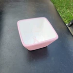 Pampered Chef Help Whip Cancer Dish Bowl Pink Ribbon Replacement. Fixed Price $14.20.