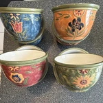 Certified International Susan Winget Floral Cereal Bowls 8PC Ceramic. Fixed Price $35.00.