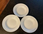 (3) Williams-sonoma Pantry Essentials 10" White Wide Rimmed Pasta Bowls Euc. Fixed Price $28.95.