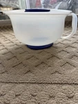 Tupperware Mix-n-store Plus Measuring Batter Bowl Sheer Blue 3582A-1 3583A-2. Fixed Price $14.40.