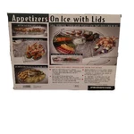 Rotating Food Holder Tray Ice Compartment Prodyne Appetizers On. Fixed Price $19.99.