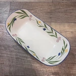 Nordstrom Made Italy Ceramic Floral Serving Bowl Rectangular Hand Painted. Fixed Price $35.00.