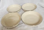 Lenox Solitaire 7 1/2" Soup Bowls Set Of Four Mint. Fixed Price $54.00.