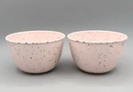 Zak! Design Pink Confetti Soup Or Cereal Bowls Set Of 2 Melamine 5" X 3". Fixed Price $24.95.