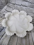 Vtg Off White Lenox Flower Shape Petals Leaves Porcelain 10.5 Serving Dish Bowl. Fixed Price $19.99.