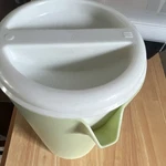 Rubbermaid 2 1/4 Quart Plastic Pitcher Light Green White With Lid. Fixed Price $10.50.