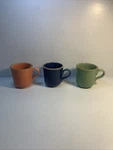 Lot 3 Noritake Stoneware "madera Solid" Coffee Tea Mugs Cups #8476 8477 8478. Fixed Price $28.00.