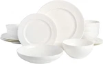 Gibson Elite Embossed Bone China 16-PIECE Double Bowl Dinnerware Set, Service Fo. Fixed Price $114.73.