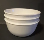 Set 3 Corelle Winter Frost Deep Cereal Soup Bowl. Fixed Price $15.00.