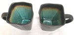 Baum Brothers Bros. Galaxy Jade Square Mugs Stoneware Ceramic Cups Replacements. Fixed Price $7.15.