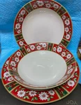 Charlton Hall China By Kobe- 3 Piece Serving Set Chop Plate Bowls Dishes. Fixed Price $47.99.