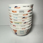Rare 1996 Koala Childrens Set Of Melamine Cereal Dessert Bowls Chen-hao M-0172. Fixed Price $40.00.