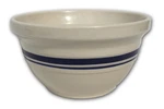 Ohio Stoneware 12 Inch Mixing Bowl Navy Stripes Durable Microwave Dishwasher .... Fixed Price $77.59.