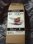 Dlux Mini Serving Plates Plaatic 100. Fixed Price $10.00.
