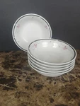 Set Of 6 China Pearl Versailles Cereal Soup Bowls 1989 Artland Collection. Fixed Price $49.99.