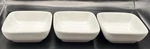 Set Of 3 Target Threshold Square White Porcelain Dip Sauce Bowls 4" New. Fixed Price $10.90.