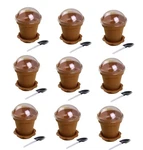 Healthcom 50 Packs 180ML Ice Cream Dessert Cup With Lids And Spoons Sets Flow. Fixed Price $40.76.