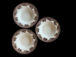 3 Williams Sonoma Plymouth Josiah Wedgwood Large Rim Soup Bowls Acorns Oak Leaf. Fixed Price $45.89.