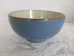 Denby Heritage Fountain-blue Brown Rim/base-made ENGLAND-5" All Purpose Bowl. Fixed Price $28.04.