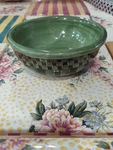 Mackenzie-childs Wittika Pickles Ceramic Breakfast Bowl. Fixed Price $198.00.